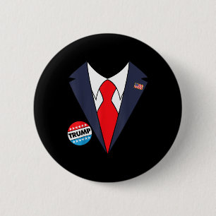 Badge Rond 5 Cm Donald Trump Costume d'Halloween Enfants amusants