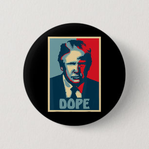 Badge Rond 5 Cm Donald Trump Drogue Élection Amusement Président É