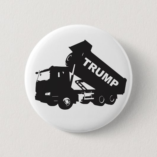 Badge Rond 5 Cm Donald Trump drôle (Devant)