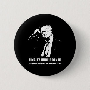 Badge Rond 5 Cm Donald Trump Gagne – Enfin Délivré De La
