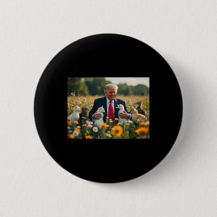 Badge Rond 5 Cm Donald Trump met les chats en sécurité à nouveau 2