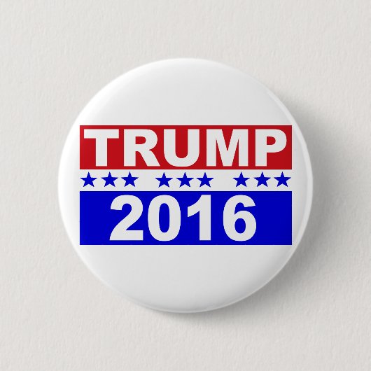 Badge Rond 5 Cm Donald Trump pour le président 2016 (Devant)