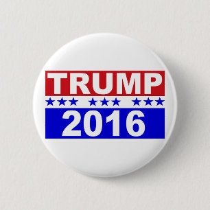 Badge Rond 5 Cm Donald Trump pour le président 2016