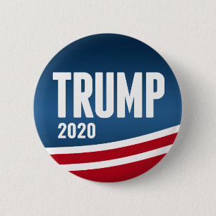 Badge Rond 5 Cm Donald Trump pour le président 2020 - Swoop modern