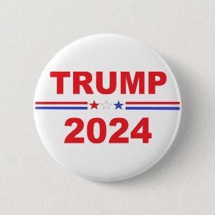 Badge Rond 5 Cm Donald Trump Président 2024