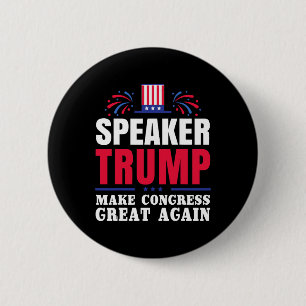 Badge Rond 5 Cm Donald Trump Trump Président De La Chambre