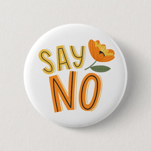 Badge Rond 5 Cm Donc non (Devant)