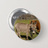 Badge Rond 5 Cm Donkey (Devant & derrière)