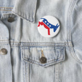 Badge Rond 5 Cm donkey-2 (En situation)