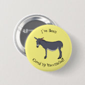 Badge Rond 5 Cm Donkey cartoon (Devant & derrière)