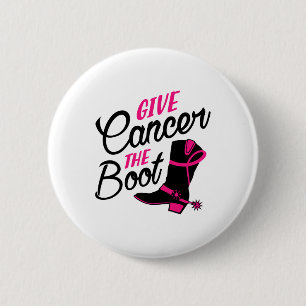 Badge Rond 5 Cm Donner au cancer la conscience du cancer du sein d