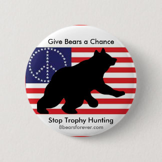 Badge Rond 5 Cm Donnez à des ours une occasion !