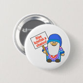 Badge Rond 5 Cm Donnez à Lutefisk une occasion (Devant & derrière)