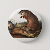Badge Rond 5 Cm Dons Boodchuck Camping Deco (Devant)
