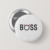 Badge Rond 5 Cm Dons Drôle Boss (Devant & derrière)