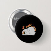 Badge Rond 5 Cm Dont Let The Turkeys Get You Down  (Devant & derrière)