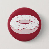 Badge Rond 5 Cm donut sprink (Devant)