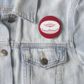 Badge Rond 5 Cm donut sprink (En situation)