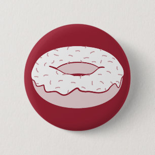Badge Rond 5 Cm donut sprink