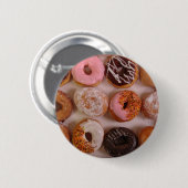 BADGE ROND 5 CM DONUTS ! (Devant & derrière)