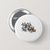 Badge Rond 5 Cm Dormir les petits dalmatiens (Devant & derrière)