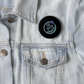 Badge Rond 5 Cm Dormir Manger Badminton Répéter (En situation)