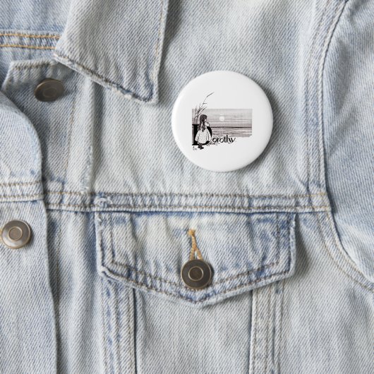 Badge Rond 5 Cm Dorthy (En situation)