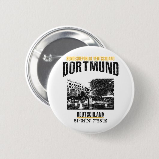 Badge Rond 5 Cm Dortmund (Devant & derrière)