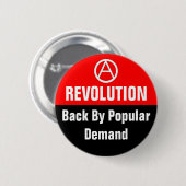 Badge Rond 5 Cm dos de révolution par conception populaire (Devant & derrière)