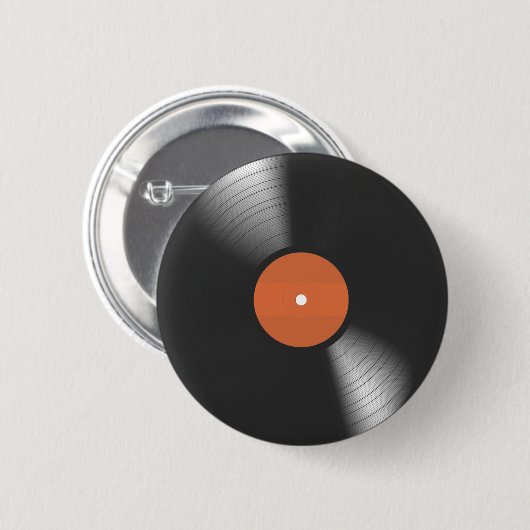 Badge Rond 5 Cm Dossier de vinyle (Devant & derrière)