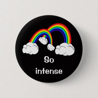 Badge Rond 5 Cm Double arc-en-ciel