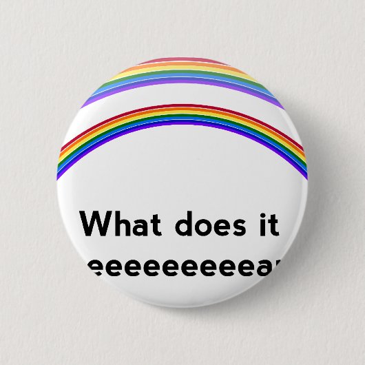 Badge Rond 5 Cm Double arc-en-ciel (Devant)