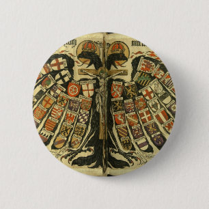 Badge Rond 5 Cm Double Eagle autrichien