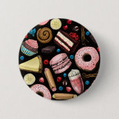 Badge Rond 5 Cm Douceurs (Devant)