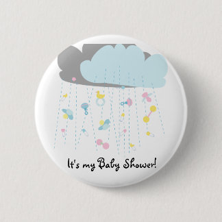 Badge Rond 5 Cm Douche de jouet de bébé/invitation de baby shower