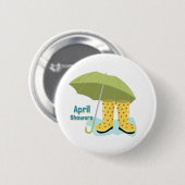 Badge Rond 5 Cm Douches 2 d'avril (Devant & derrière)