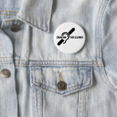 Badge Rond 5 Cm Doux, malentendants, sourds, langage gestuel (En situation)