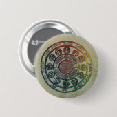 Badge Rond 5 Cm Douze tribus et disciples (Devant & derrière)