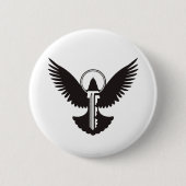 Badge Rond 5 Cm Dove avec clé (Devant)