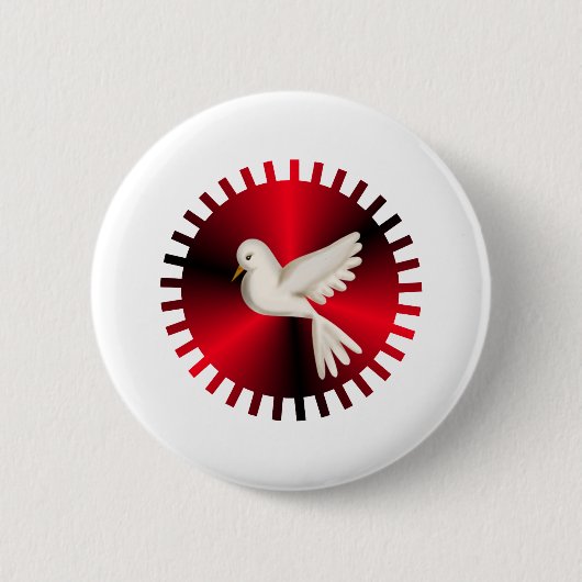 Badge Rond 5 Cm Dove Saint-Esprit (Devant)