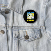 Badge Rond 5 Cm Down Right Amazing World Down Syndrome Awareness B (En situation)