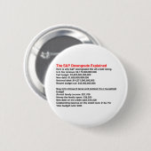 Badge Rond 5 Cm Downgrade de S&P expliqué (Devant & derrière)