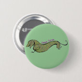 Badge Rond 5 Cm Doxie Gras (Devant & derrière)