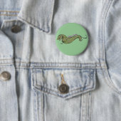 Badge Rond 5 Cm Doxie Gras (En situation)