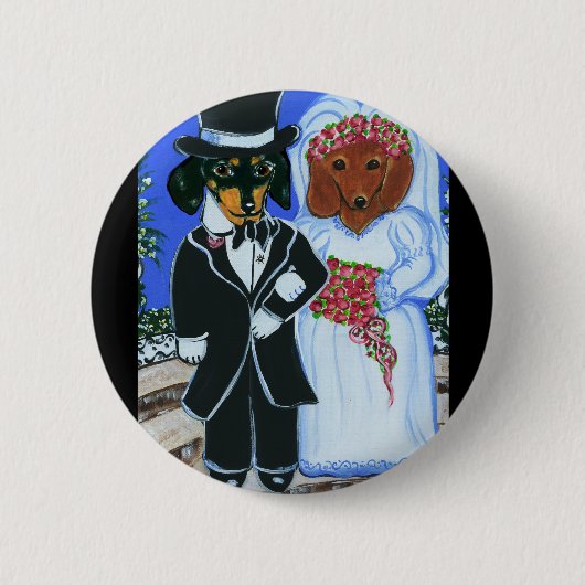 Badge Rond 5 Cm Doxies mariages (Devant)