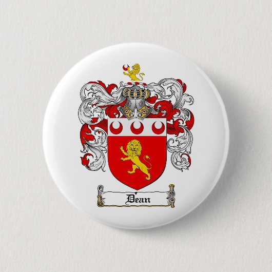 BADGE ROND 5 CM DOYEN FAMILY CREST - DOYEN MANTEAU DES BRAS (Devant)