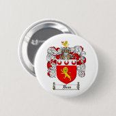 BADGE ROND 5 CM DOYEN FAMILY CREST - DOYEN MANTEAU DES BRAS (Devant & derrière)