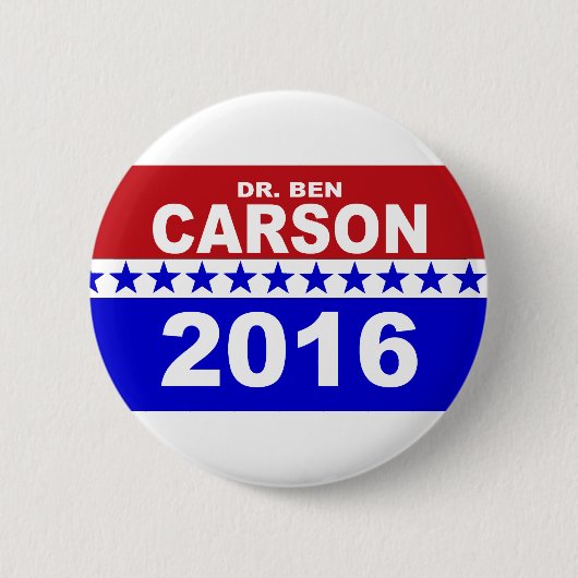 Badge Rond 5 Cm Dr. Ben Carson 2016 (Devant)