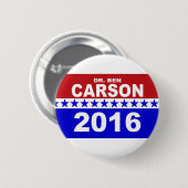 Badge Rond 5 Cm Dr. Ben Carson 2016 (Devant & derrière)