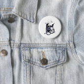 Badge Rond 5 Cm Dr Finkelstein Mad Scientist Baby  (En situation)